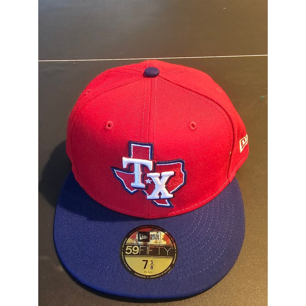 TX Rangers New Era fitted ball-cap
